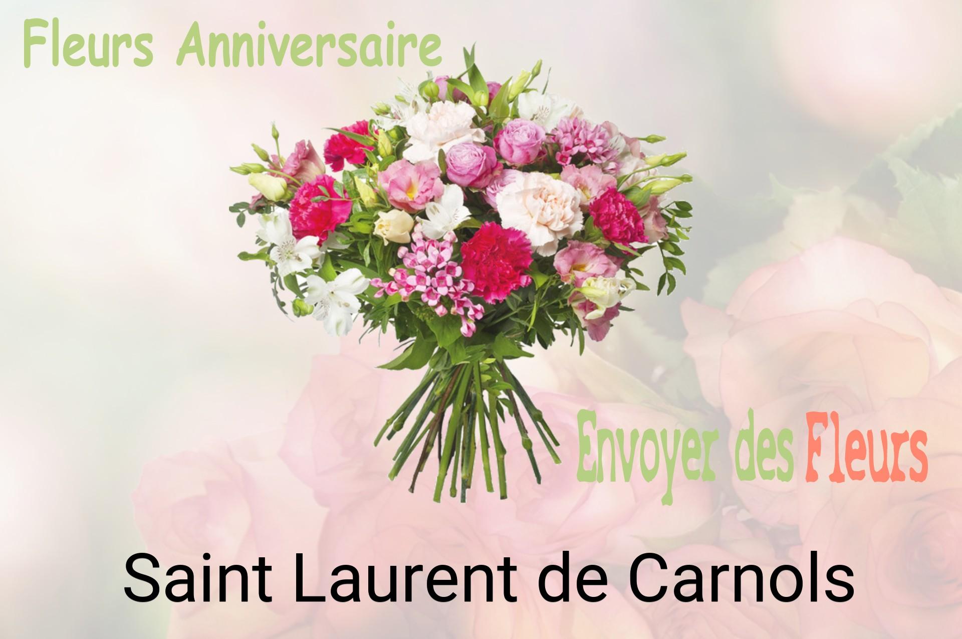 Bouquet de fleurs d’anniversaire livré à Saint-Laurent-de-Carnols